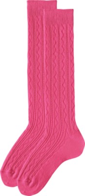 Cable Knee Socks