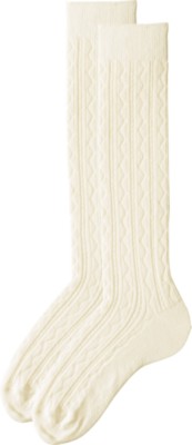 Cable Knee Socks