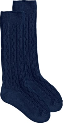 Cable Knee Socks