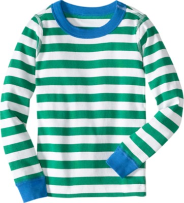 Long John Pajama Top In Organic Cotton