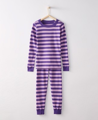 Kids Long John Pajamas In Organic Cotton Boys Sleepwear