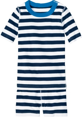 Short John Pajamas In Organic Cotton 