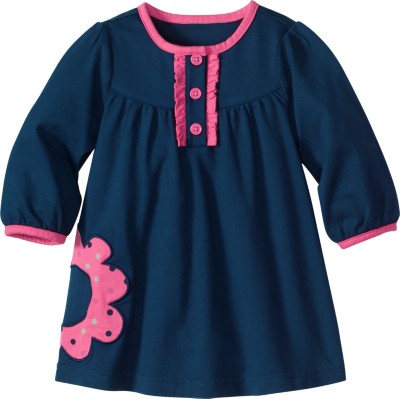 Cozy Baby Button Dress