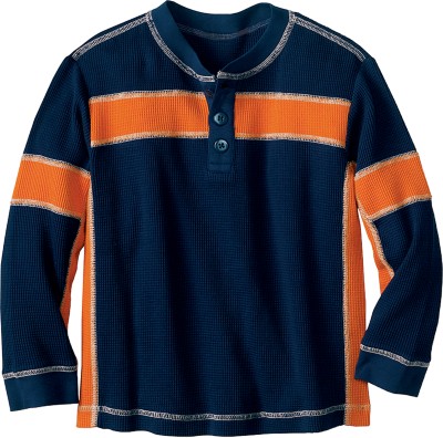 Side Stripe Thermal Henley
