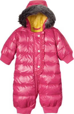 Shiny Puffer Snowsuit