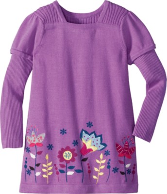Ribbed Sleeve Sweater Tunic