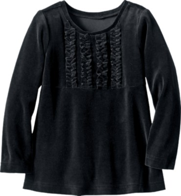 Hanna Andersson Velour Tux Top