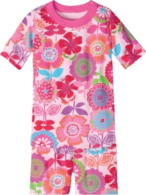 Short John Pajamas In Organic Cotton