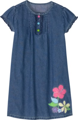 Colorstitch Chambray Dress