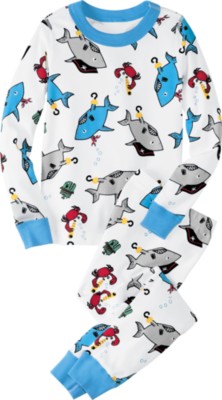 Long John Pajamas in Organic Cotton 