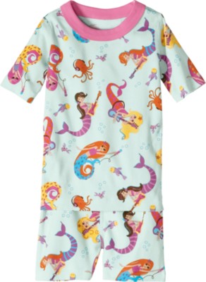 Short John Pajamas in Organic Cotton 