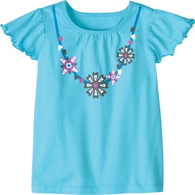 Flutter Sleeve Necklace Tee