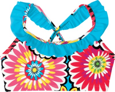 Pool Party Ruffle Swim Top