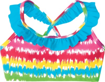 Pool Party Ruffle Swim Top