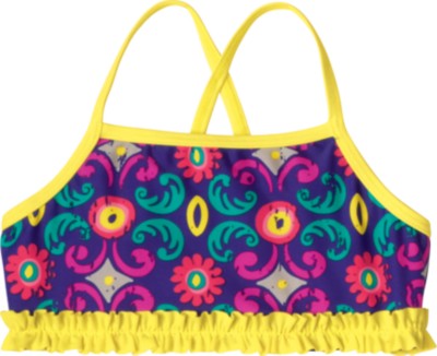 Make A Splash Ruffle Swim Top