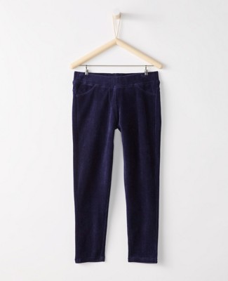 girls velour pants