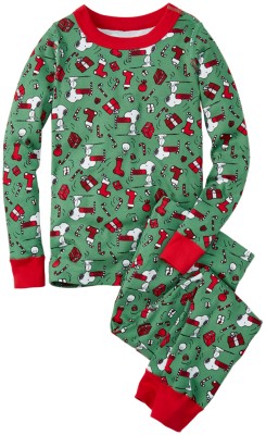 Peanuts Long John Pajamas In Organic Cotton by Hanna Andersson