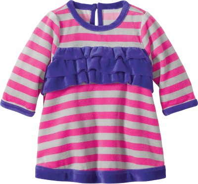Stripey Velour Dress